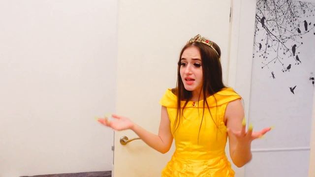 Диснеевские Принцессы в реальной жизни! Проблемы длинных волос, ногтей и ресниц! смотреть онлайн