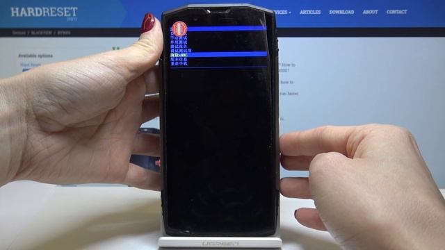 Instruction for Hard Reset in BLACKVIEW BV9000 - Factory Mode смотреть онлайн