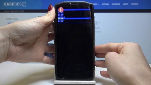 Instruction for Hard Reset in BLACKVIEW BV9000 - Factory Mode