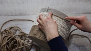 ? КРАСОТА из ДЖУТА (каната, веревки) и деревянных бусин своими руками. Jute craft ideas easy.