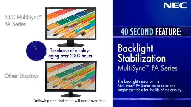 Backlight Stabilization NEC Display Solutions - PA272 смотреть онлайн