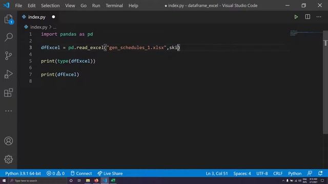 Excel files import, export scenarios with Pandas DataFrame in python смотреть онлайн