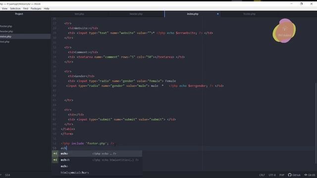 PHP Include Files | PHP Bangla | php bangla tutorial md azizul | Part 30 смотреть онлайн