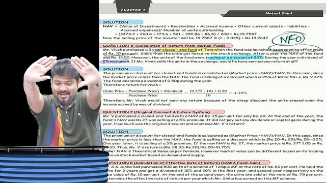 CA/CMA FINAL AFM/SFM DAY 3 PART 1 MUTUAL FUND смотреть онлайн