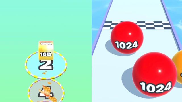 Jelly Run 2048 ? Ball Run Infinity 1024K смотреть онлайн