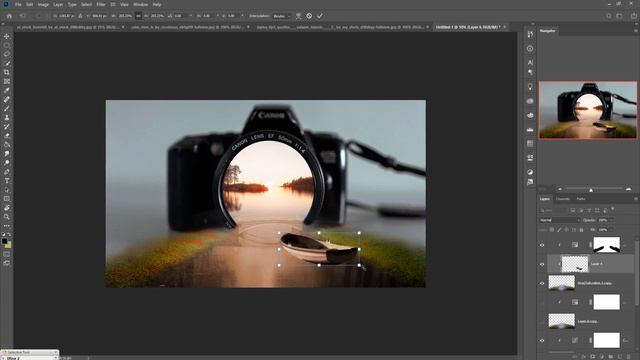 Camera Photoshop Manipulation Tutorial Digital Art смотреть онлайн