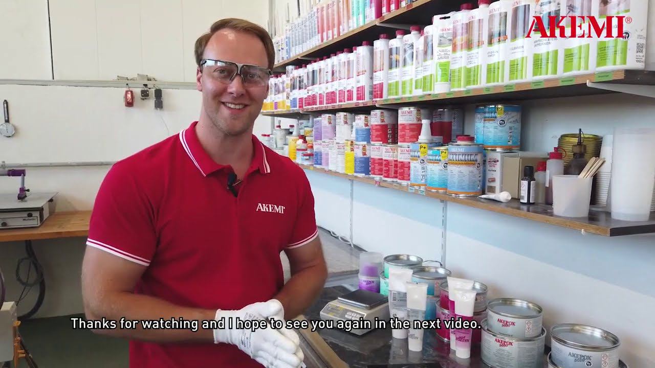 Правильное смешивание клеев AKEPOX 2000 и 5000, AKEMI смотреть онлайн