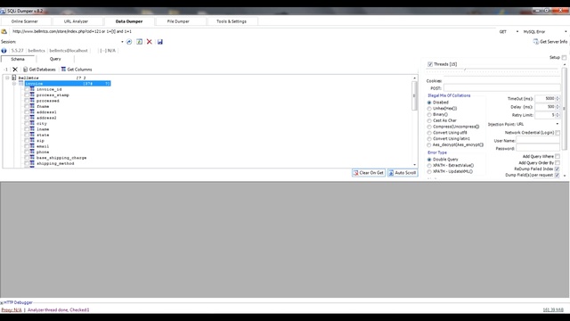 SQLi Dumper 8 гайд по использованию. Взлом сайта