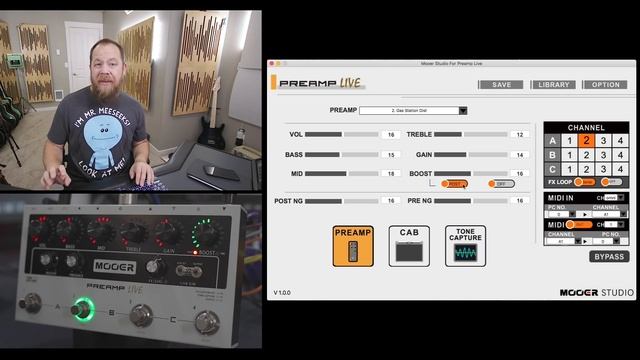 12 Preamps In One?! MOOER Preamp Live! смотреть онлайн