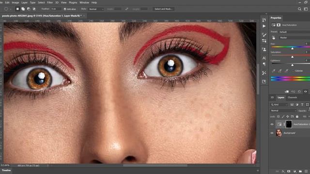 How to Change Eye Color In Photoshop (தமிழ்) смотреть онлайн