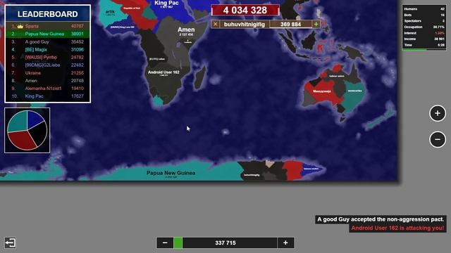 Winning Strategy! World Map! Satisfaction! Territory Games io - Territorial IO смотреть онлайн