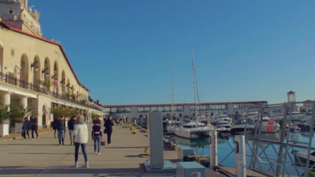 Морской порт Сочи в феврале смотреть онлайн