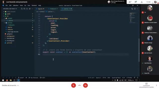 Introducción al Frontend + React 18: Chat con Firebase смотреть онлайн