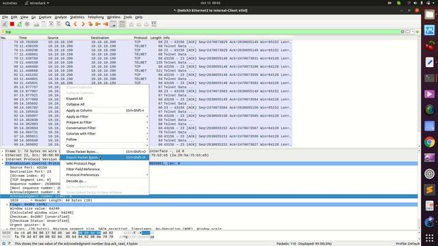 Network Attacks Part Three: TCP Session Hijacking Attack on Telnet смотреть онлайн