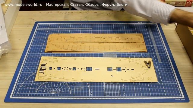 Обзор набора для постройки модели брига Меркурий от фирмы Эскадра в 72-ом масштабе смотреть онлайн