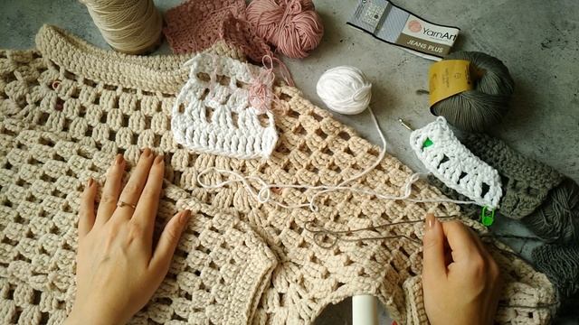 Подбираем пряжу для свитера от Rebecca Taylor / Артикул бобинного шнуркового хлопка PARK FINE смотреть онлайн