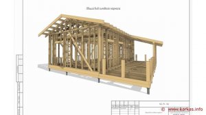 Краткий обзор проекта Каркасного Дома КД-79