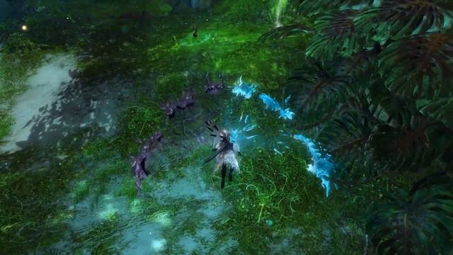 Guild Wars 2 - Frostfire Outfit & Glider Demo смотреть онлайн