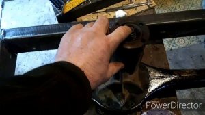 Мост для мини трактора переломки с колеёй 70см