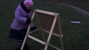 Мольберт хлопушка 110 см Роса