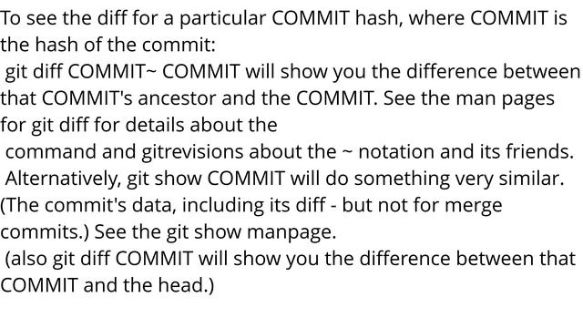How can I see the changes in a Git commit? смотреть онлайн