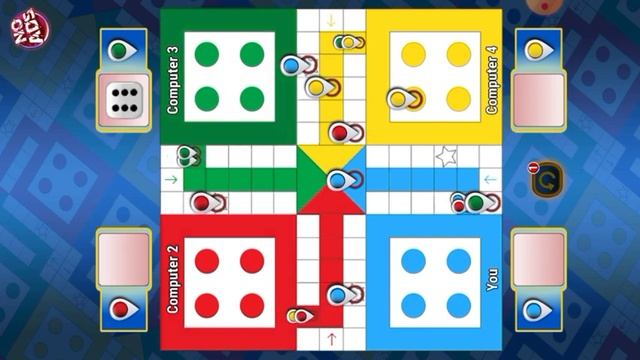 ludo game 4 player match | Ludo King 3 player match | Ludo King gameplay смотреть онлайн