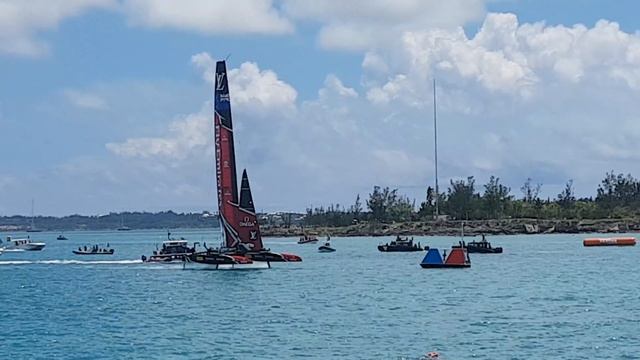 June 26, 2017 America's Cup, Race 9 (Final Race), Oracle vs Emirates - Finish смотреть онлайн
