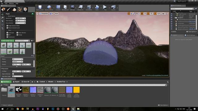Foliage Tool Unreal Engine 4 Как Добавить Растительность Анриал Енджин 4 смотреть онлайн