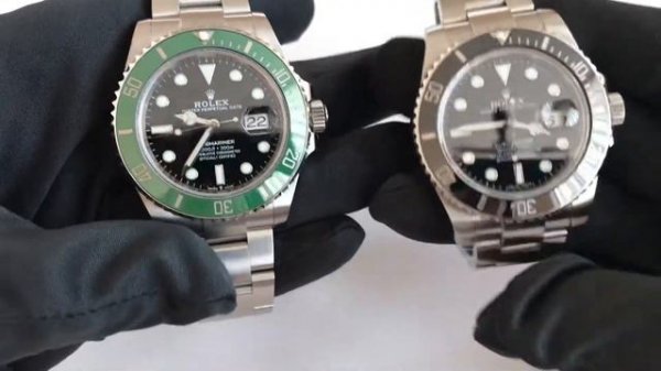 Rolex Submariner 116610 vs Rolex Submariner "Starbucks" 126610LV