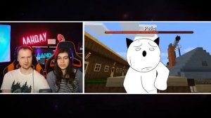 Майнкрафт Для Нубов - Крестьяне и разбойники, Рейд (часть 13, 14)  Реакция на Alex Crishs перезолив