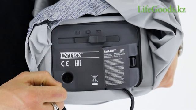 Надувные матрасы-кровати Intex (Интекс) 64166 и 64168 с насосом: обзор от LifeGoods.kz смотреть онлайн