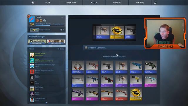 РЕАКЦИЯ НА ВЫПАДЕНИЕ НОЖА SHADOW DAGGERS | CS:GO смотреть онлайн