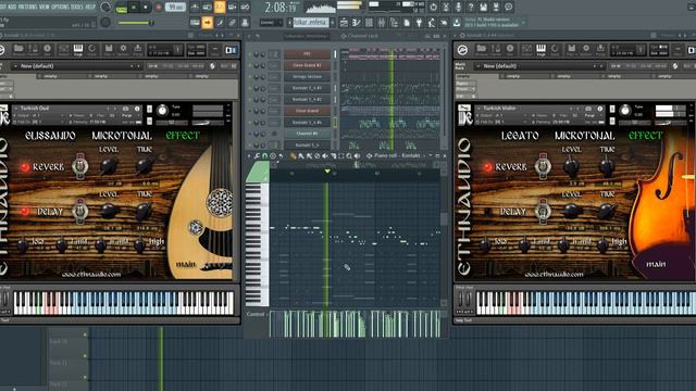 FL Studio: Traditional Arabic Music (Oud, Turkish Strings & Violin, Darbuka)