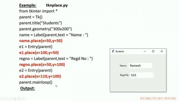 Tkinter GUI Programming in Python||telugu