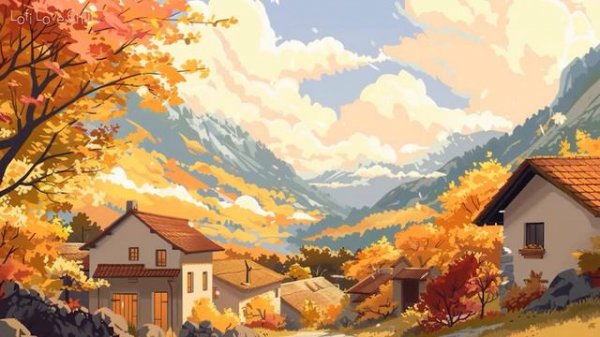 Lofi Jazzhop Fall ~🍂 Peaceful Harmonies. [lofi _ jazzhop _ chillhop mix]