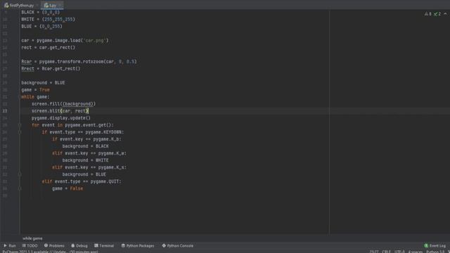 How to add an image into Pygame window || Pygame смотреть онлайн