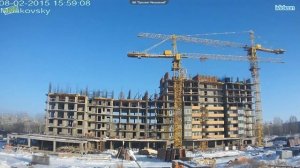 Наращивание башенного крана КБ-473