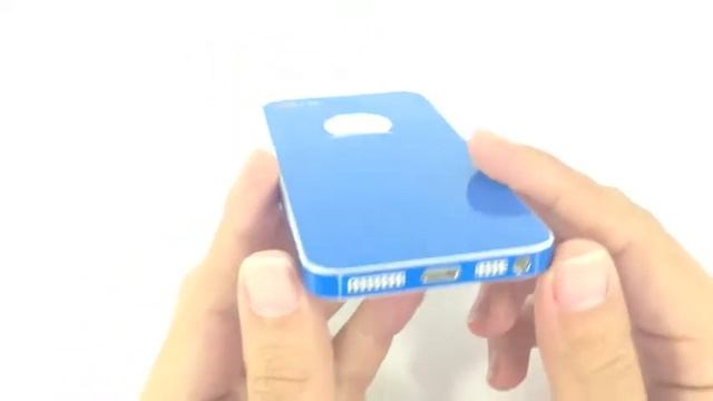 iPhone 5 iCoverSkin Blue Gloss Skin Review смотреть онлайн