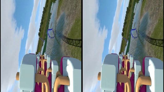 3D VR VIDEOS 372 SBS Virtual Reality Video 2k google cardboard roller coaster смотреть онлайн