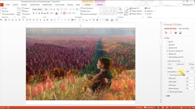 Create Photoshop Effect with Photos in PowerPoint смотреть онлайн