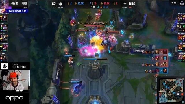 Reaction Live To NRG's Epic Upset against G2 | Worlds 2023 смотреть онлайн