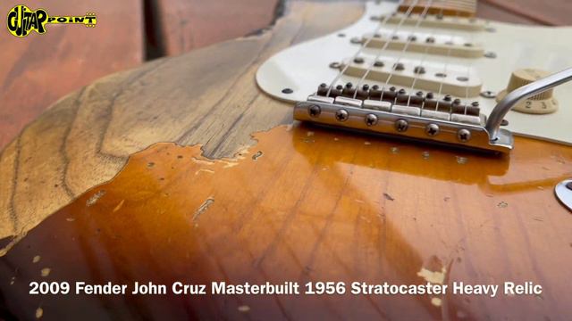 2009 Fender John Cruz Masterbuilt 1956 Stratocaster Heavy Relic | GuitarPoint смотреть онлайн