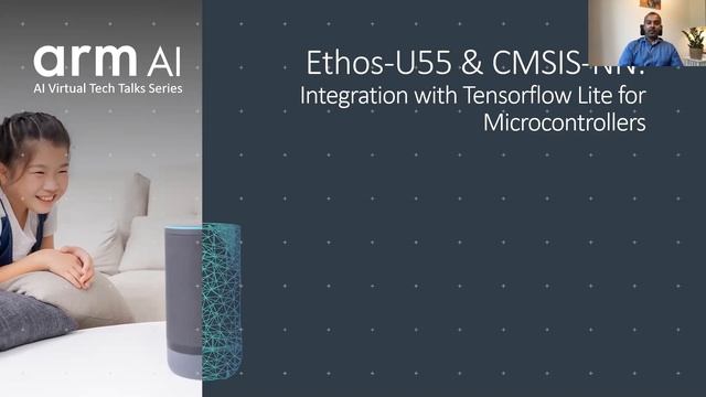 tinyML development with Tensorflow Lite for Microcontrollers using CMSIS-NN and Ethos-U55 | Arm смотреть онлайн