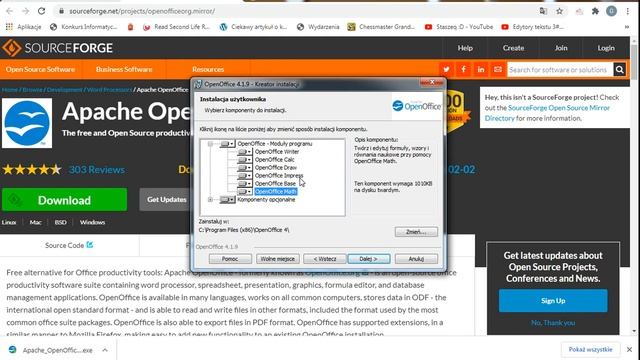 Edytory tekstu #12 Instalacja Apache Open Office смотреть онлайн