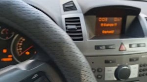 Опель Зафира не заводится. Выдаёт ошибку.