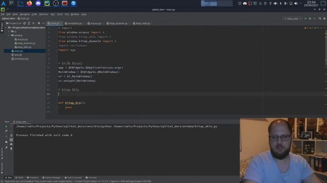 Python'da SQLite Veritabanı ve Görsel Arayüz Programlama! SQLite3 Bölüm 5 смотреть онлайн