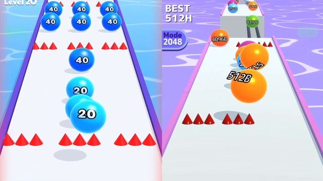 Going Balls, Ball Run 2048, Coin Rush, Ball Master, Sky Rolling, Action, Rollance, Escape Gameplay смотреть онлайн