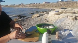 Рыбалка на Каспийском море (день рыбака)