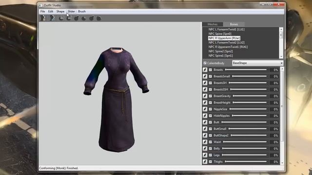 Bodyslide 2: Fast Vanilla To CBBE Conversion Demo