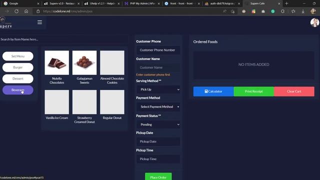 Restaurant Website Management with QR Code Menu смотреть онлайн